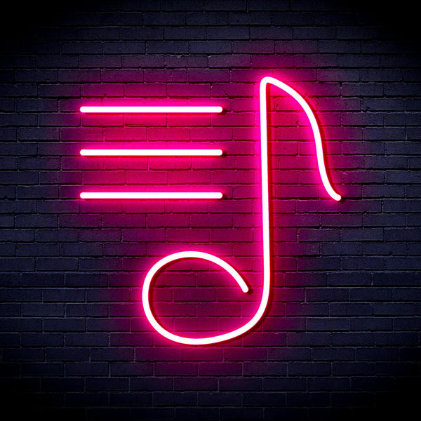 advpro-musical-note-ultra-bright-led-neon-sign-fnu0398 - Pink