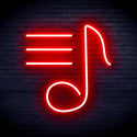 advpro-musical-note-ultra-bright-led-neon-sign-fnu0398 - Red