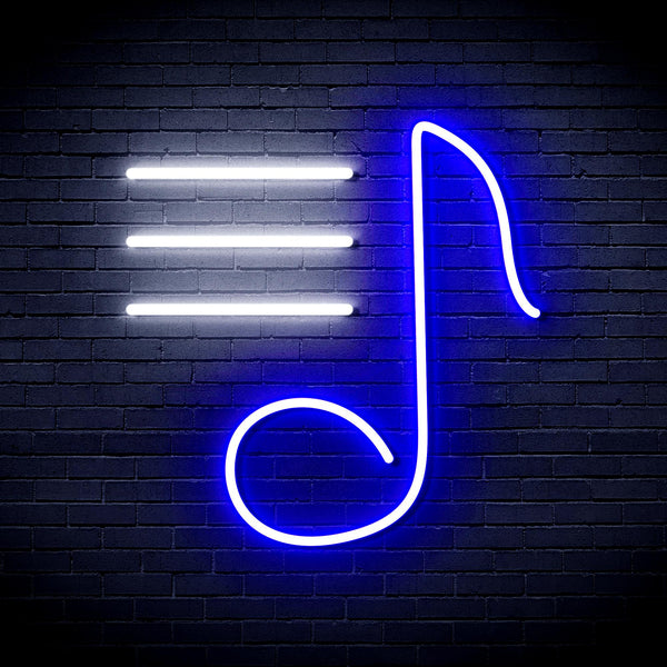 advpro-musical-note-ultra-bright-led-neon-sign-fnu0398 - White & Blue