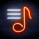 advpro-musical-note-ultra-bright-led-neon-sign-fnu0398 - White & Orange