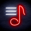advpro-musical-note-ultra-bright-led-neon-sign-fnu0398 - White & Red