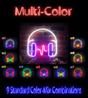 advpro-headphone-ultra-bright-led-neon-sign-fnu0399 - Multi-Color