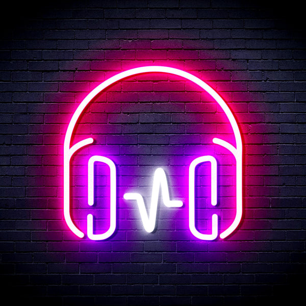 advpro-headphone-ultra-bright-led-neon-sign-fnu0399 - Multi-Color 5