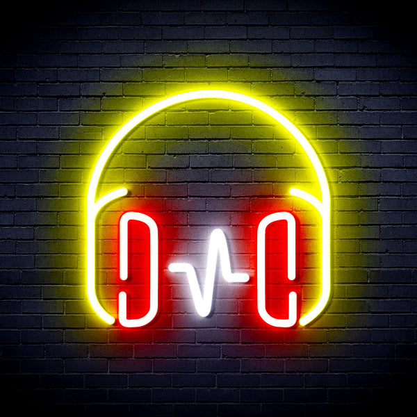 advpro-headphone-ultra-bright-led-neon-sign-fnu0399 - Multi-Color 8