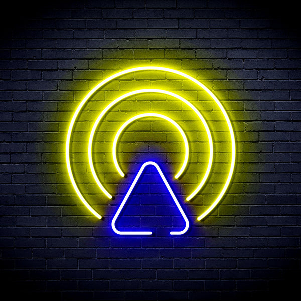 advpro-radio-wave-ultra-bright-led-neon-sign-fnu0400 - Blue & Yellow
