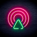 advpro-radio-wave-ultra-bright-led-neon-sign-fnu0400 - Green & Pink