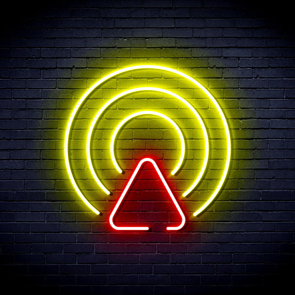 advpro-radio-wave-ultra-bright-led-neon-sign-fnu0400 - Red & Yellow