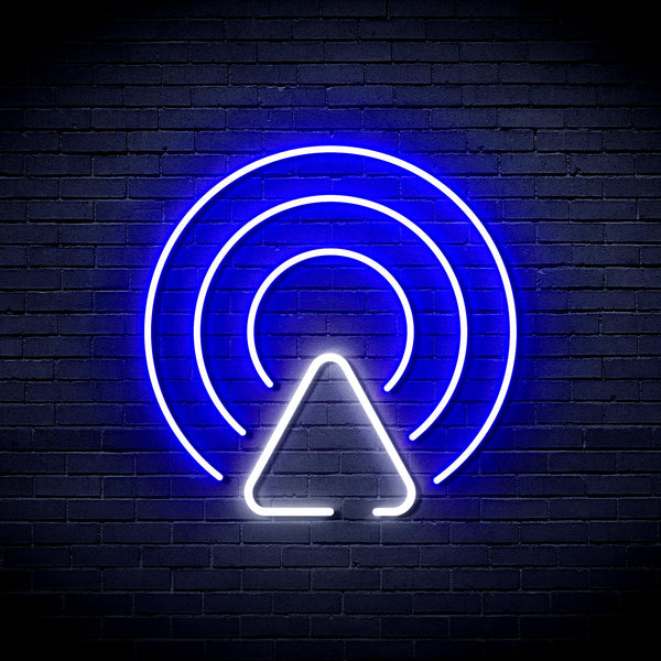 advpro-radio-wave-ultra-bright-led-neon-sign-fnu0400 - White & Blue
