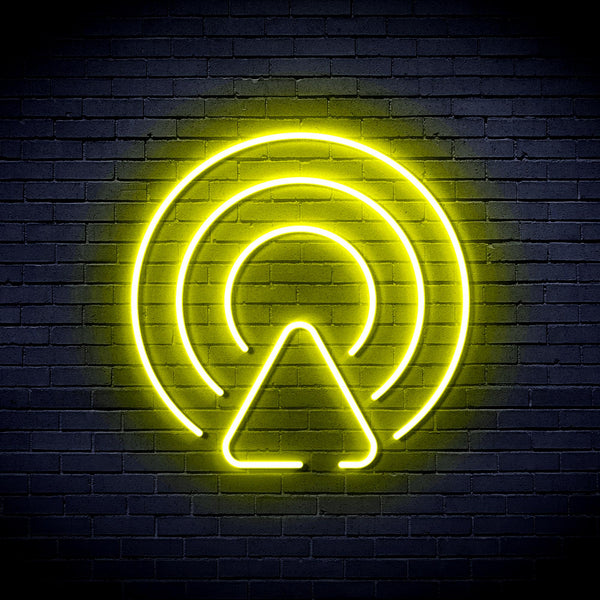 advpro-radio-wave-ultra-bright-led-neon-sign-fnu0400 - Yellow