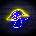 advpro-mushroom-ultra-bright-led-neon-sign-fnu0401 - Blue & Yellow
