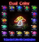 advpro-mushroom-ultra-bright-led-neon-sign-fnu0401 - Dual-Color