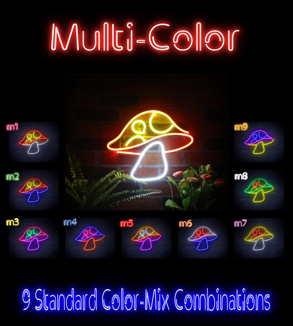 advpro-mushroom-ultra-bright-led-neon-sign-fnu0401 - Multi-Color