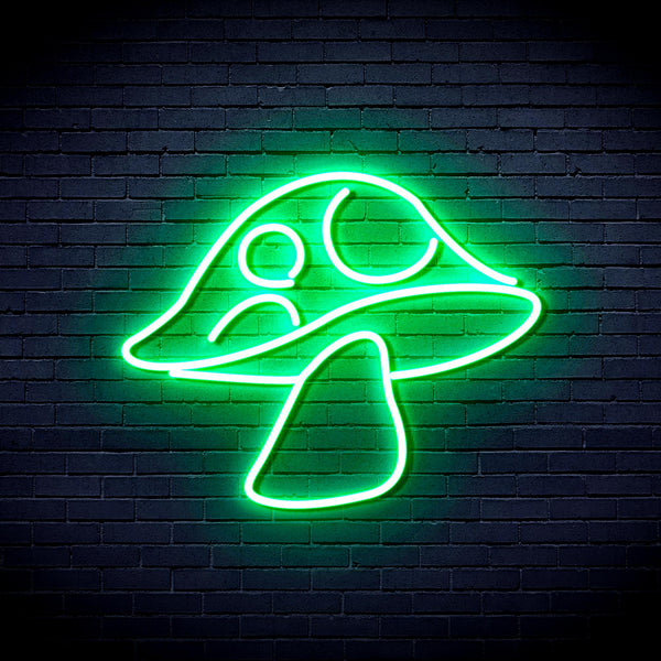 advpro-mushroom-ultra-bright-led-neon-sign-fnu0401 - Green