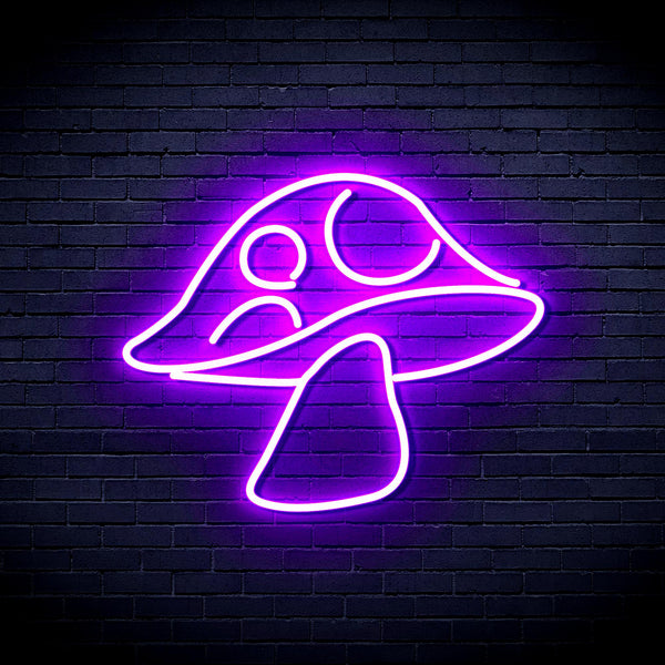 advpro-mushroom-ultra-bright-led-neon-sign-fnu0401 - Purple