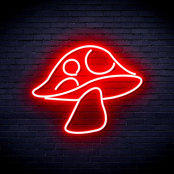 advpro-mushroom-ultra-bright-led-neon-sign-fnu0401 - Red