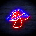 advpro-mushroom-ultra-bright-led-neon-sign-fnu0401 - Red & Blue