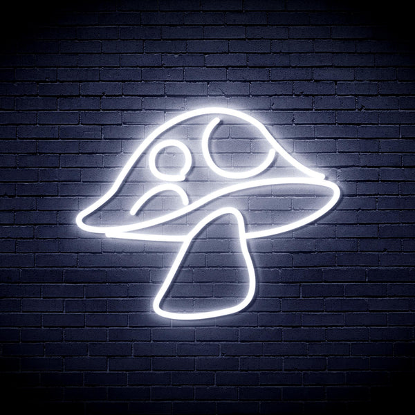 advpro-mushroom-ultra-bright-led-neon-sign-fnu0401 - White