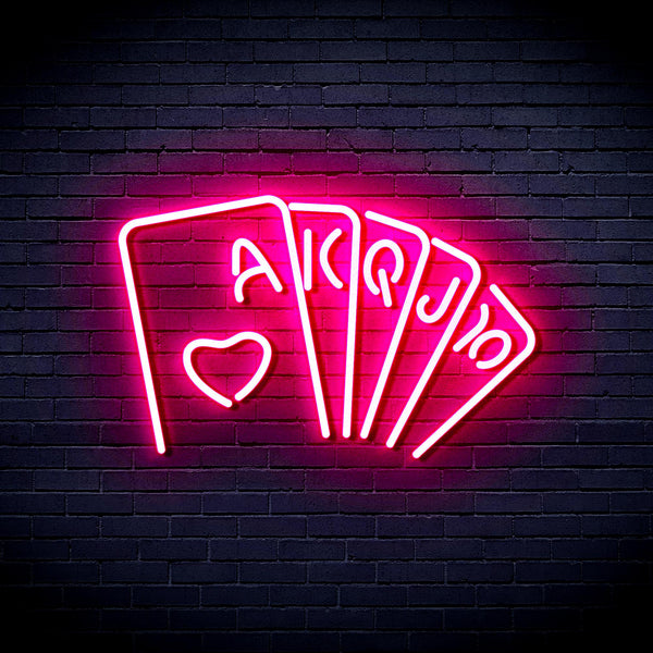 advpro-poker-ultra-bright-led-neon-sign-fnu0402 - Pink