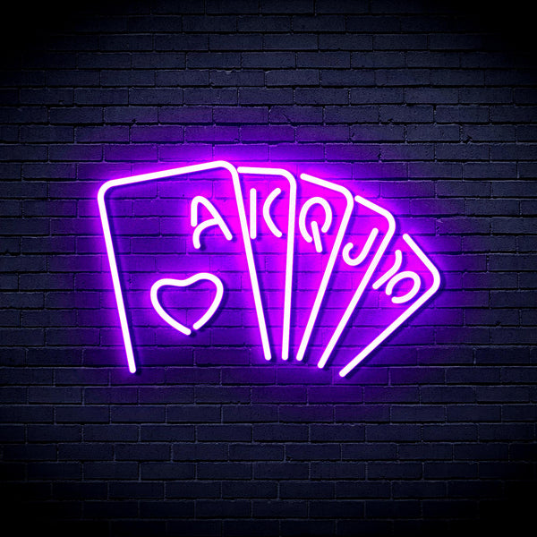 advpro-poker-ultra-bright-led-neon-sign-fnu0402 - Purple