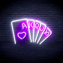 advpro-poker-ultra-bright-led-neon-sign-fnu0402 - White & Purple