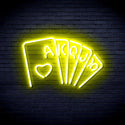 advpro-poker-ultra-bright-led-neon-sign-fnu0402 - Yellow