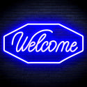 advpro-welcome-ultra-bright-led-neon-sign-fnu0403 - Blue
