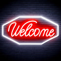 advpro-welcome-ultra-bright-led-neon-sign-fnu0403 - White & Red