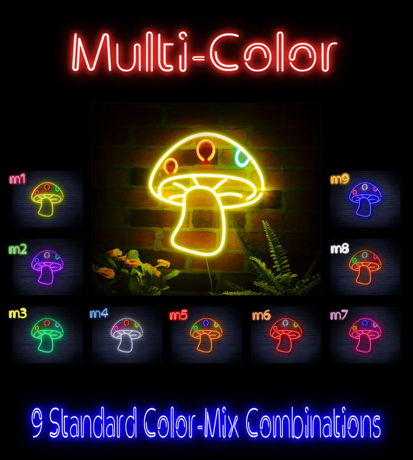 advpro-mushroom-ultra-bright-led-light-sign-kid-child-room-fnu0404 - Multi-Color