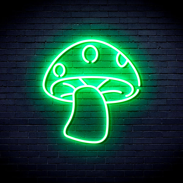 advpro-mushroom-ultra-bright-led-light-sign-kid-child-room-fnu0404 - Green