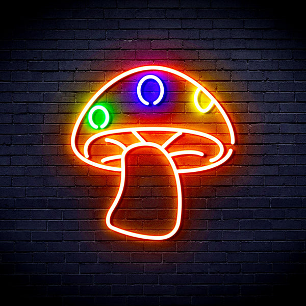 advpro-mushroom-ultra-bright-led-light-sign-kid-child-room-fnu0404 - Multi-Color 5