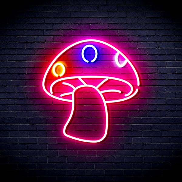 advpro-mushroom-ultra-bright-led-light-sign-kid-child-room-fnu0404 - Multi-Color 7