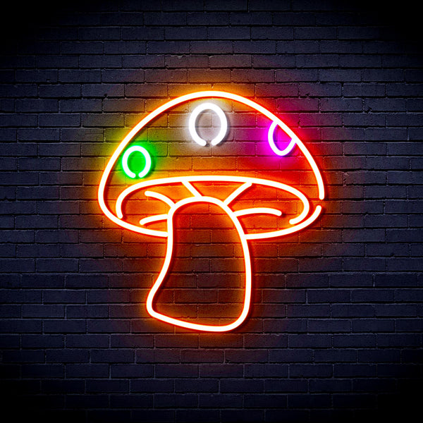 advpro-mushroom-ultra-bright-led-light-sign-kid-child-room-fnu0404 - Multi-Color 8