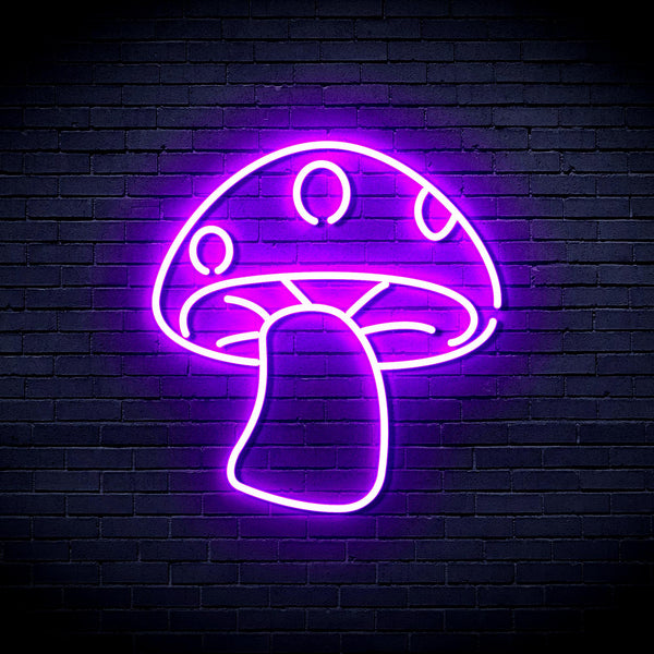 advpro-mushroom-ultra-bright-led-light-sign-kid-child-room-fnu0404 - Purple
