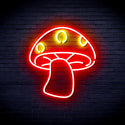 advpro-mushroom-ultra-bright-led-light-sign-kid-child-room-fnu0404 - Red & Yellow
