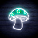 advpro-mushroom-ultra-bright-led-light-sign-kid-child-room-fnu0404 - White & Green