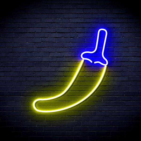 advpro-red-pepper-ultra-bright-led-neon-sign-fnu0405 - Blue & Yellow