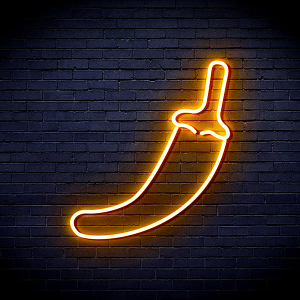 advpro-red-pepper-ultra-bright-led-neon-sign-fnu0405 - Golden Yellow