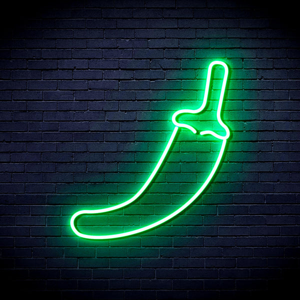 advpro-red-pepper-ultra-bright-led-neon-sign-fnu0405 - Green