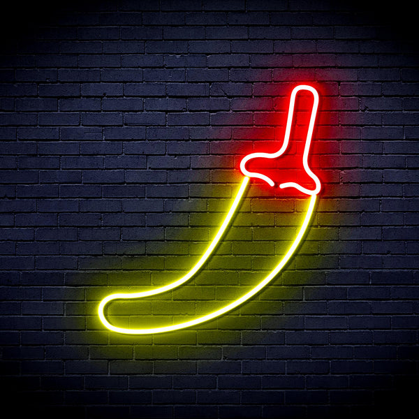 advpro-red-pepper-ultra-bright-led-neon-sign-fnu0405 - Red & Yellow