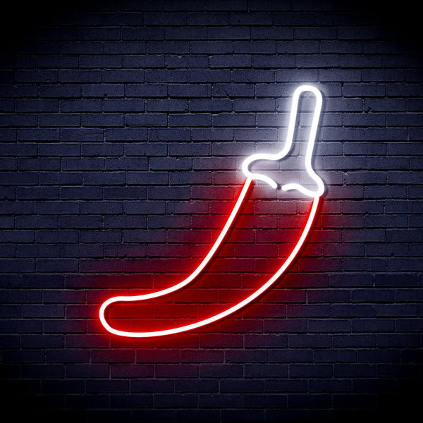 advpro-red-pepper-ultra-bright-led-neon-sign-fnu0405 - White & Red