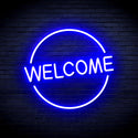 advpro-welcome-ultra-bright-led-neon-sign-fnu0406 - Blue