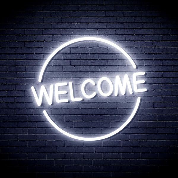 advpro-welcome-ultra-bright-led-neon-sign-fnu0406 - White