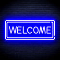 advpro-welcome-ultra-bright-led-neon-sign-fnu0407 - Blue