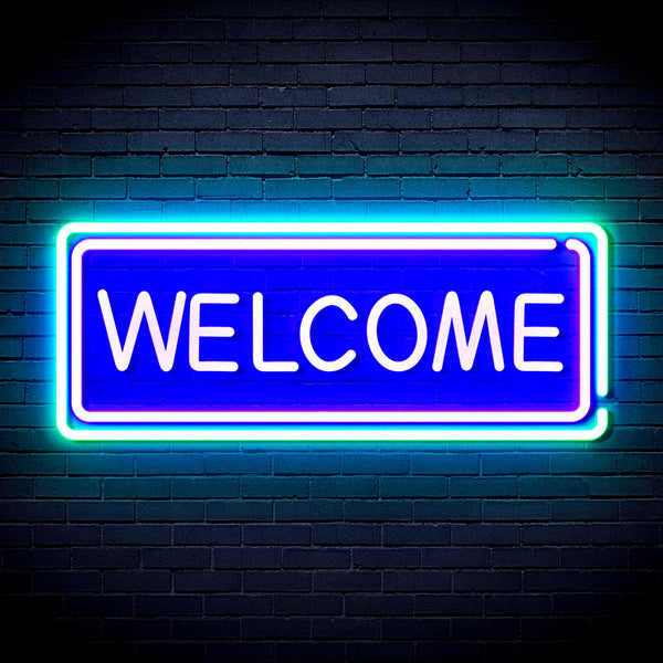 advpro-welcome-ultra-bright-led-neon-sign-fnu0407 - Multi-Color 3