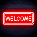 advpro-welcome-ultra-bright-led-neon-sign-fnu0407 - Red