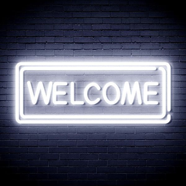 advpro-welcome-ultra-bright-led-neon-sign-fnu0407 - White