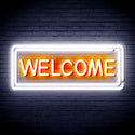 advpro-welcome-ultra-bright-led-neon-sign-fnu0407 - White & Orange