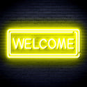 advpro-welcome-ultra-bright-led-neon-sign-fnu0407 - Yellow