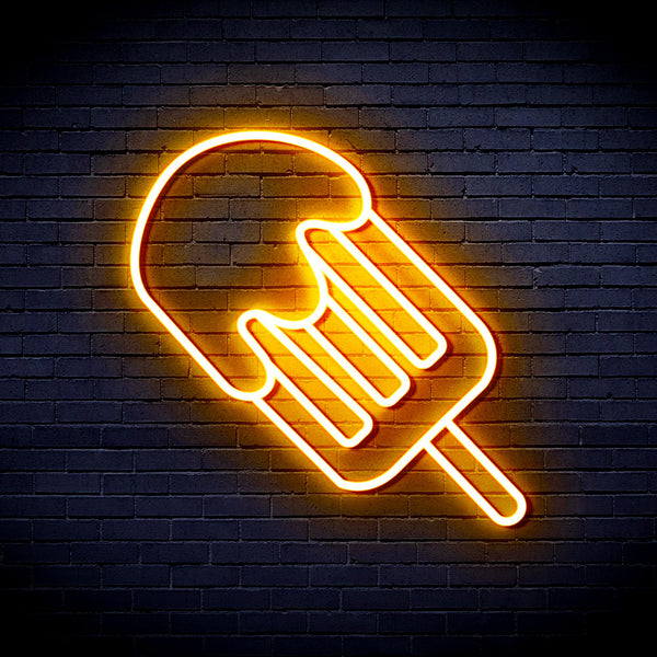 advpro-ice-cream-popsicle-ultra-bright-led-neon-sign-fnu0408 - Golden Yellow