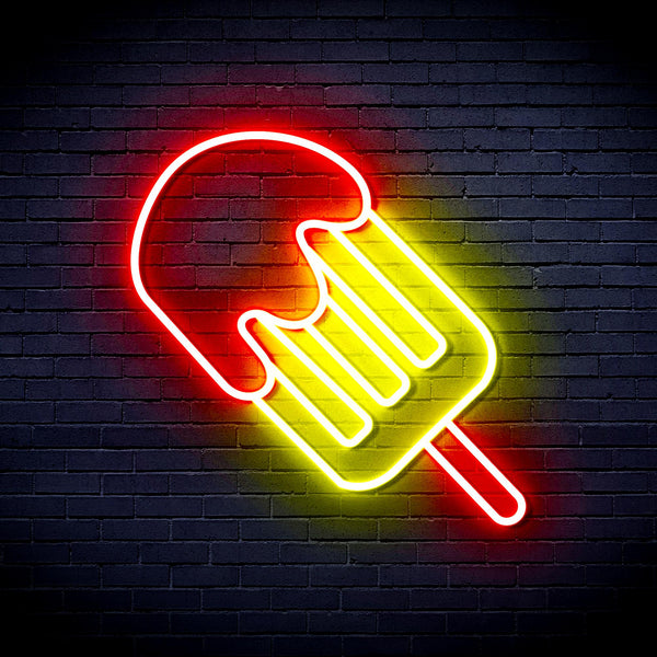 advpro-ice-cream-popsicle-ultra-bright-led-neon-sign-fnu0408 - Red & Yellow